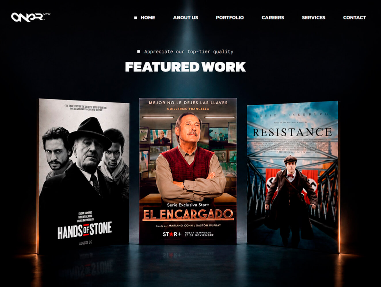 Portfolio de trabajos ONER VFX