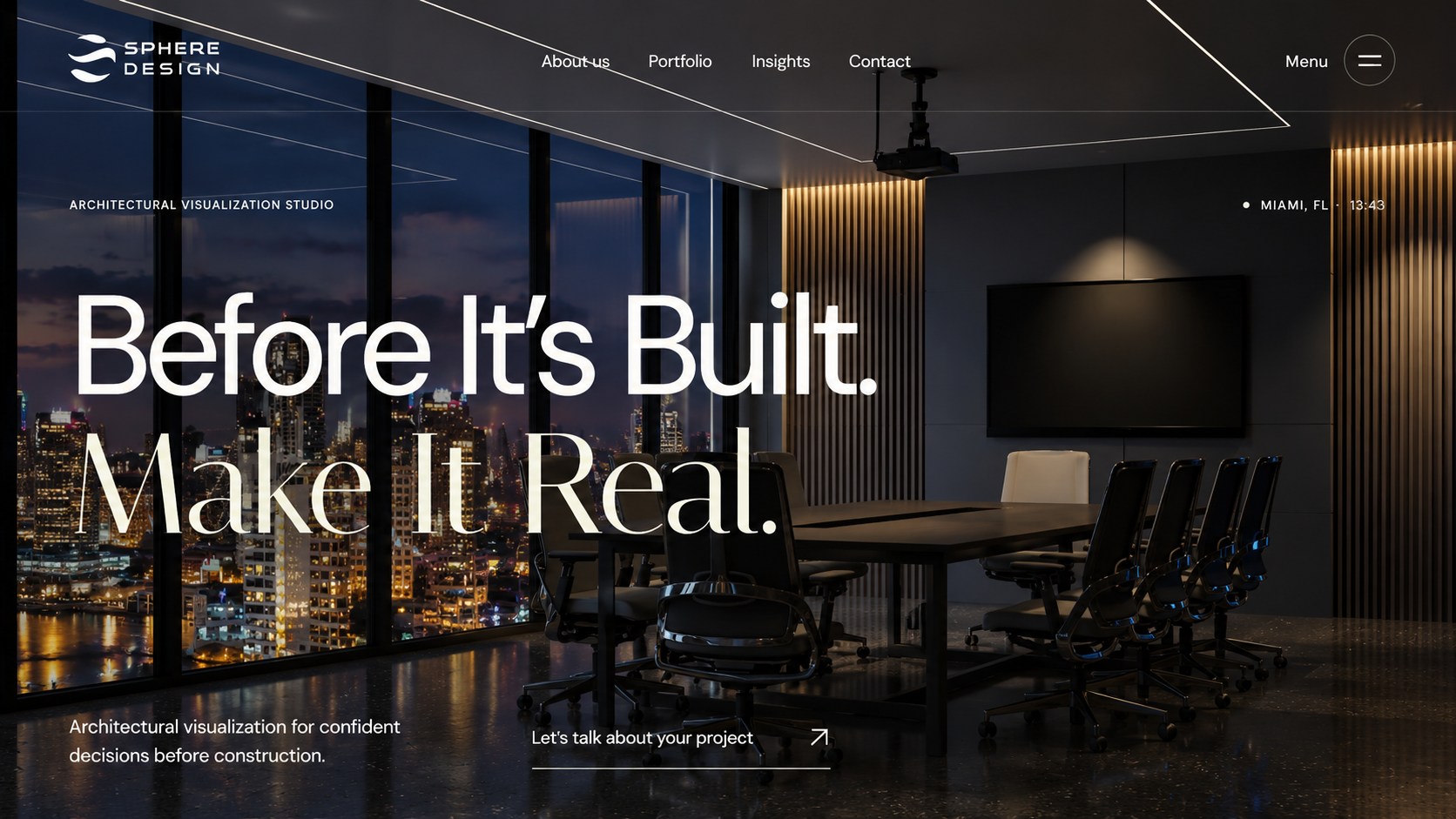 Sitio web Sphere Design
