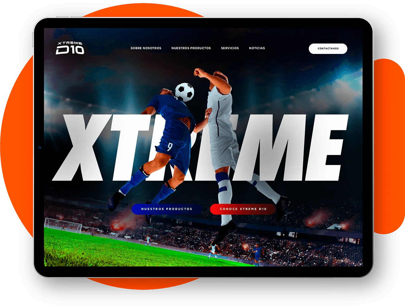 Sitio web Xtreme desarrollado por Ideamos