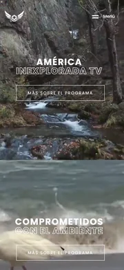 Vista móvil de América Inexplorada TV