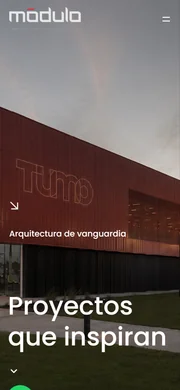 Vista móvil de Módulo Arquitectura · GMC