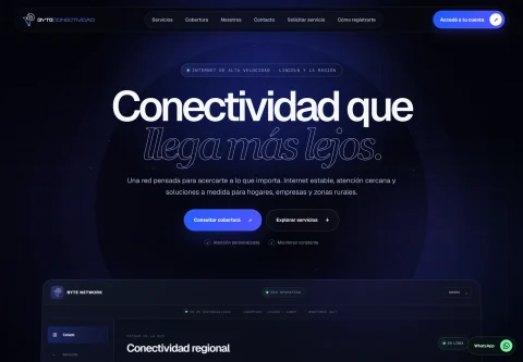 Vista de escritorio de Byte Conectividad