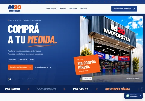 Vista de escritorio de Mayorista 2020