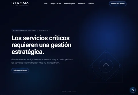 Vista de escritorio de Stroma Services